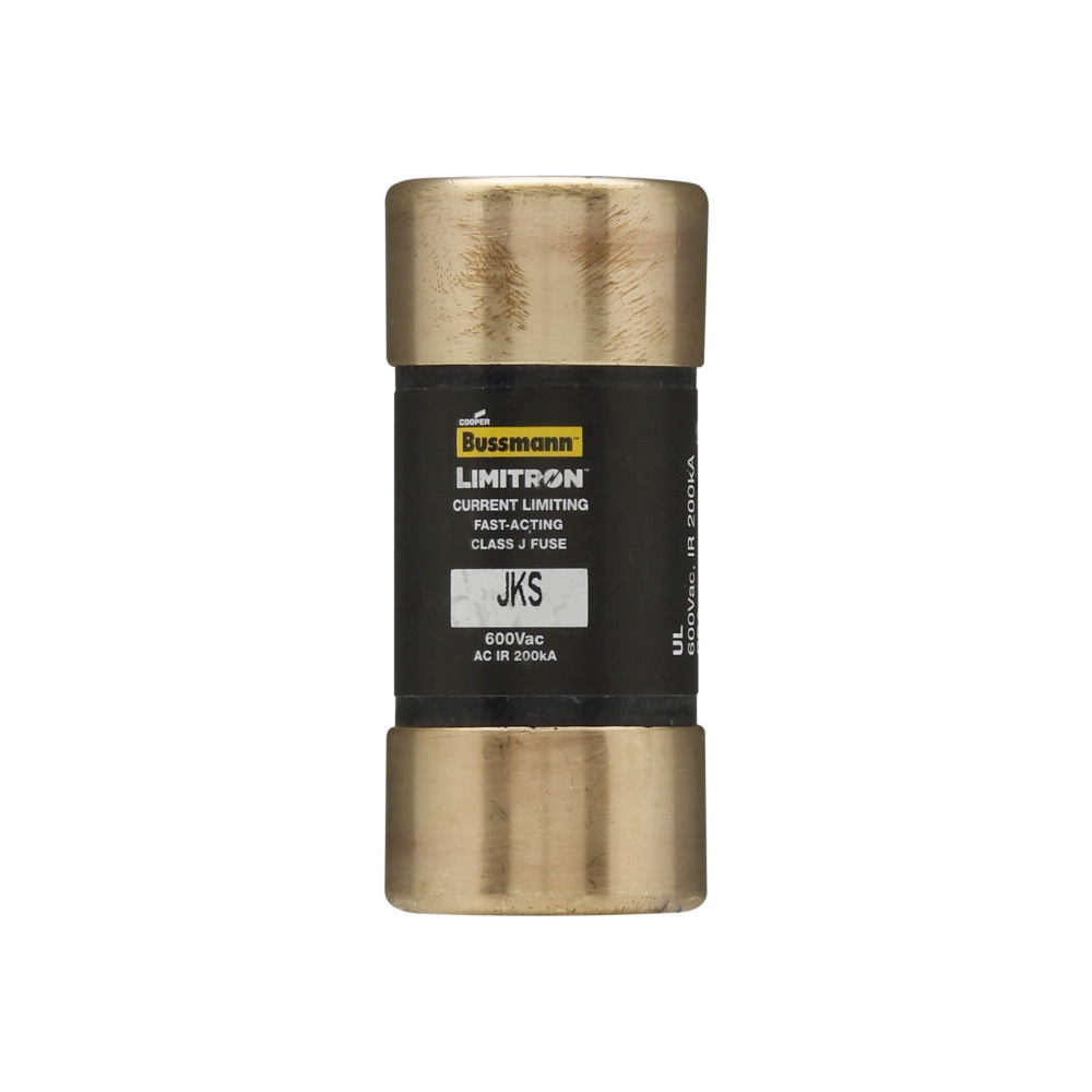 Eaton Bussmann series JKS fuse, LIMITRON Fast-acting fuse, Power panelboards, machinery disconnects, 45 A, 1, Class J, Non-indicating, Ferrule end x ferrule end, 200 kAIC at 600 Vac, Standard, 10, 600 V