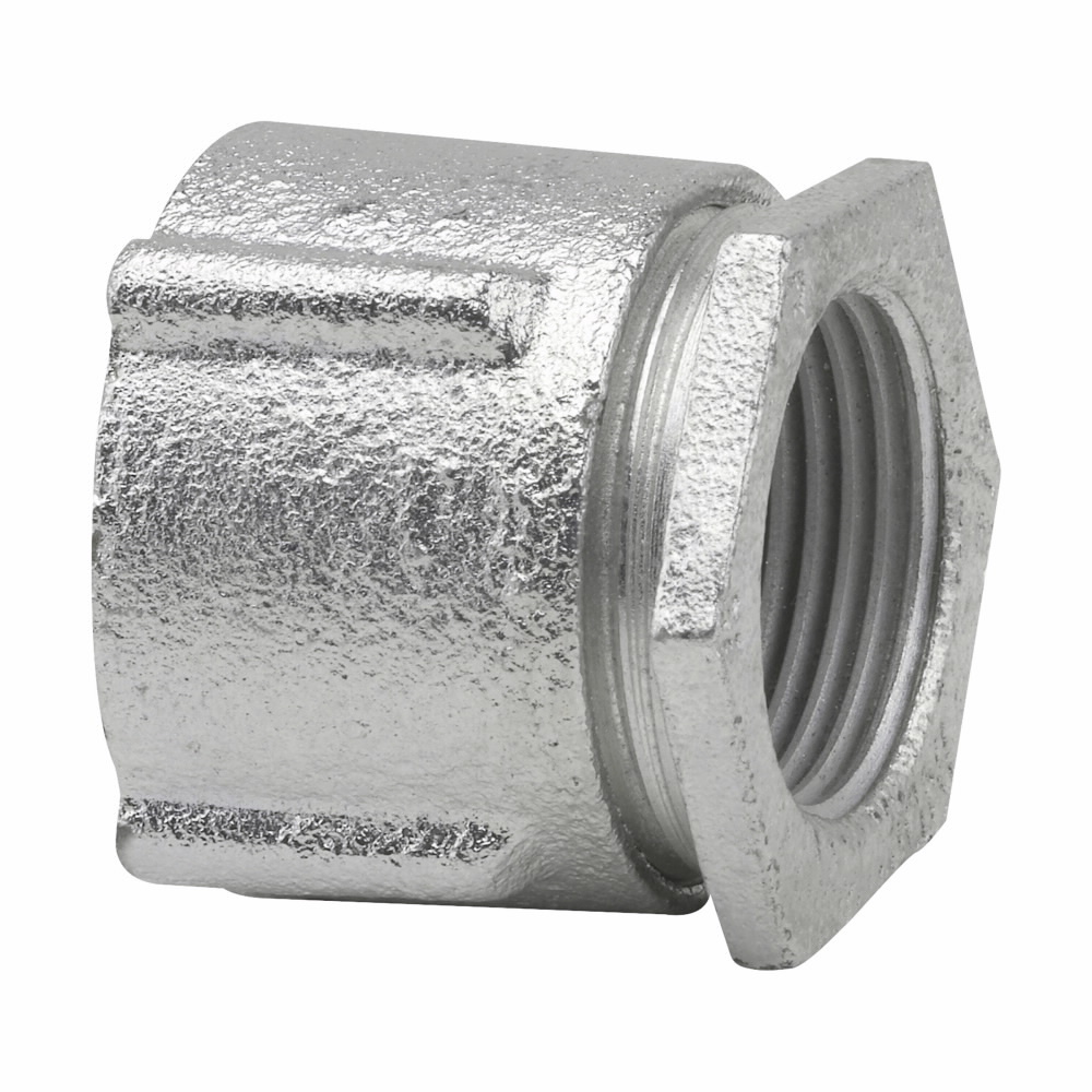 197 3-Piece Conduit Coupling, 3 in, For Use With Rigid/IMC Conduit, Malleable Iron, Zinc Plated