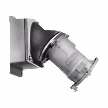 AREA20426 Arktite Grounding Style 2 Heavy Duty Receptacle Assembly, 600 VAC/250 VDC, 200 A, 4 Poles, 3 Wires, Natural