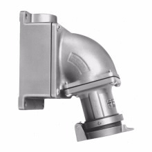 AREA6323 Arktite Grounding Style 2 Heavy Duty Watertight Receptacle Assembly, 600 VAC/250 VDC, 60 A, 3 Poles, 2 Wires, Natural