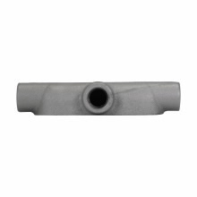 BT6 Condulet Type BT Mogul Conduit Body, 2 in Hub, Copper-Free Aluminum, Aluminum Acrylic Painted/Electro-Galvanized