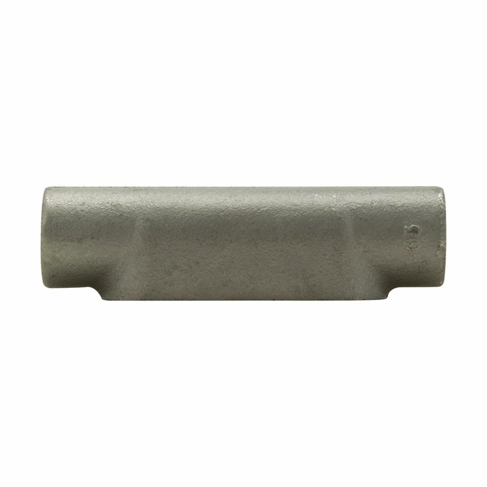 C37 Condulet Type-C Conduit Outlet Body, 1 in Hub, 7 Form, Feraloy Iron Alloy, Aluminum Acrylic Painted/Electro-Galvanized