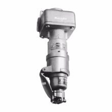 CES4234 Arktite 3-Phase Grounding Style 2 Explosionproof Factory Sealed Through-Feed Receptacle With Spring Door, 120 to 240/480 VAC, 30/60 A, 4 Poles, 3 Wires