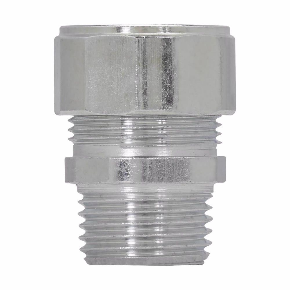 CG125 1050 CG Series Color Coded Straight Cord Grip Connector, 1-1/4 in Trade, 0.95 to 1.05 in Cable Openings, Steel, Electro-Galvanized