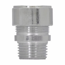 CG150 1050 CG Series Color Coded Straight Cord Grip Connector, 1-1/2 in Trade, 0.95 to 1.05 in Cable Openings, Steel, Electro-Plated Zinc/Chromate Coated