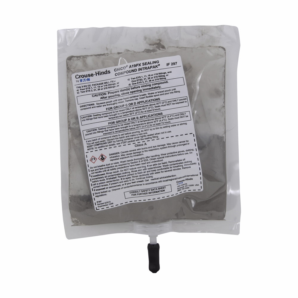 CHICO A19 PX Intrapak Sealing Compound, 5 cubic inch, 5 pouches per carton