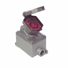 CPS152201 Arktite CPS Receptacle, 125 to 250 VAC/18 VDC, 20 A