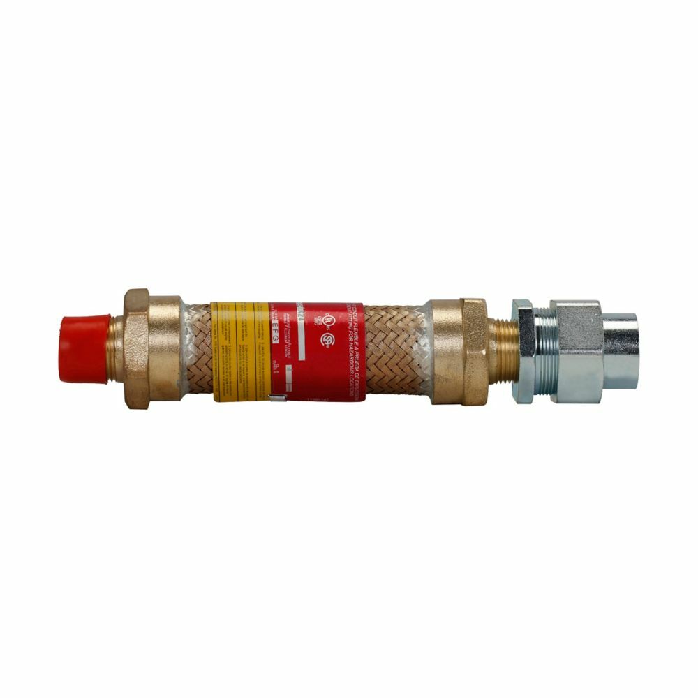 ECLK324 Explosionproof Male to Female Flexible Coupling, 1 in, For Use With Rigid Conduit, Forged Brass