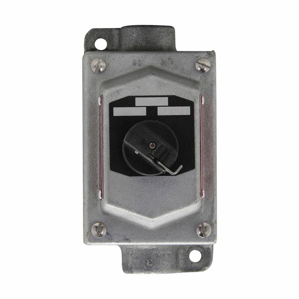 EFSC11273 1-Gang Selector Switch Control Station, 600 VAC, 4NO-2NC Contact, NEMA 3/7B/7C/7D/9E/9F/9G NEMA Rating