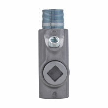 EYS86 SA Conduit Sealing Fitting, 3 in MNPT x 3 in FNPT, For Use With Conduit System, Copper-Free Aluminum, Natural