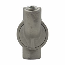 EZS2 Conduit Sealing Fitting, 3/4 in FNPT, For Use With Conduit System, Ductile Iron, Aluminum Acrylic Painted/Electro-Galvanized