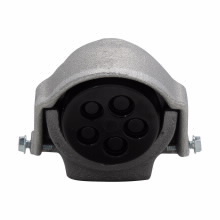 F686 F Series Service Entrance Head, 2 in Trade, (6) 7/8 in, 13/16 in, 11/16 in, 9/16 in, 21/32 in Hole, For Use With Threaded Rigid Conduit, Copper-Free Aluminum