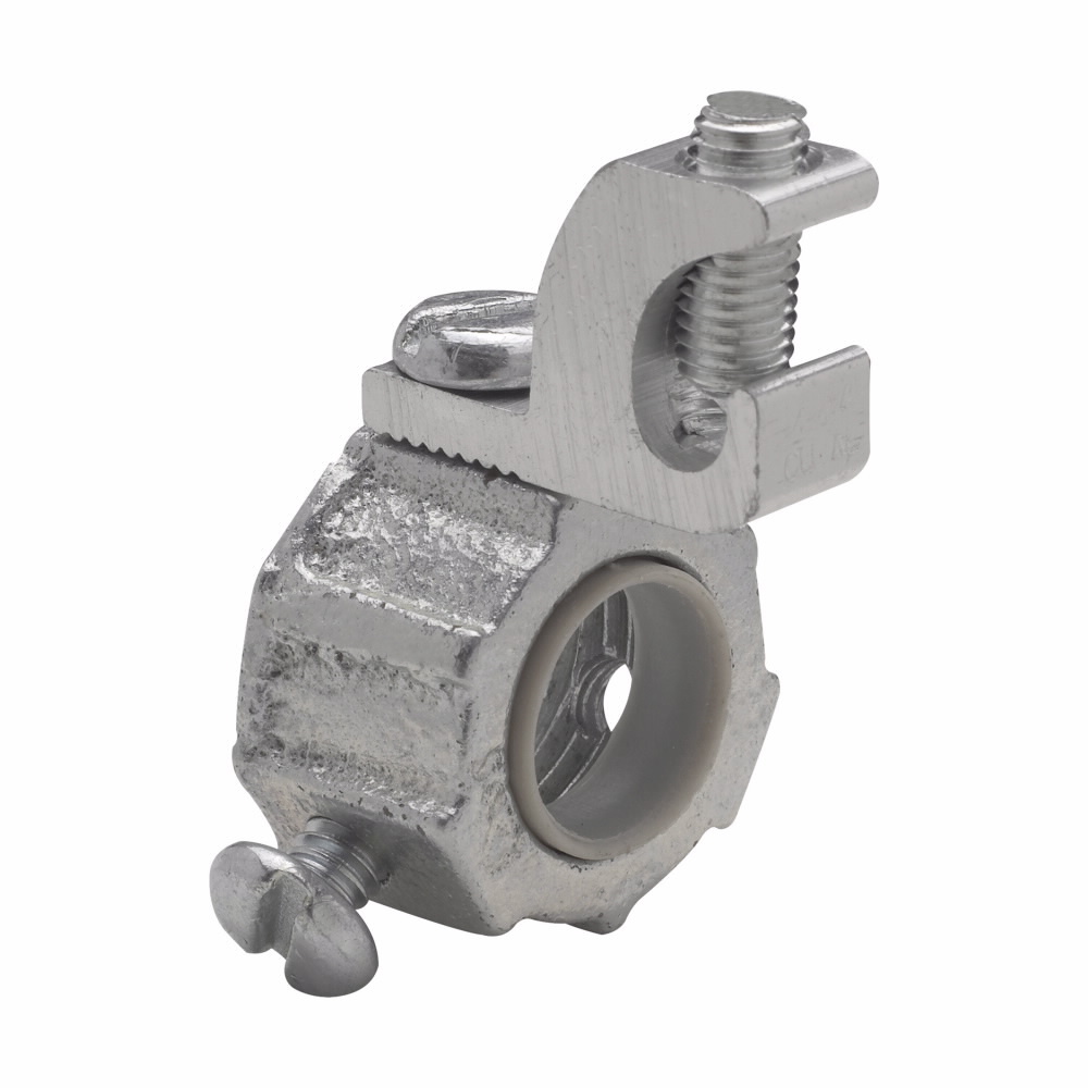 GLL 6 Lazy-Lug Ground Bushing, 2 in Trade, 4 AWG Wire Min, 14 AWG Wire Max, Malleable Iron