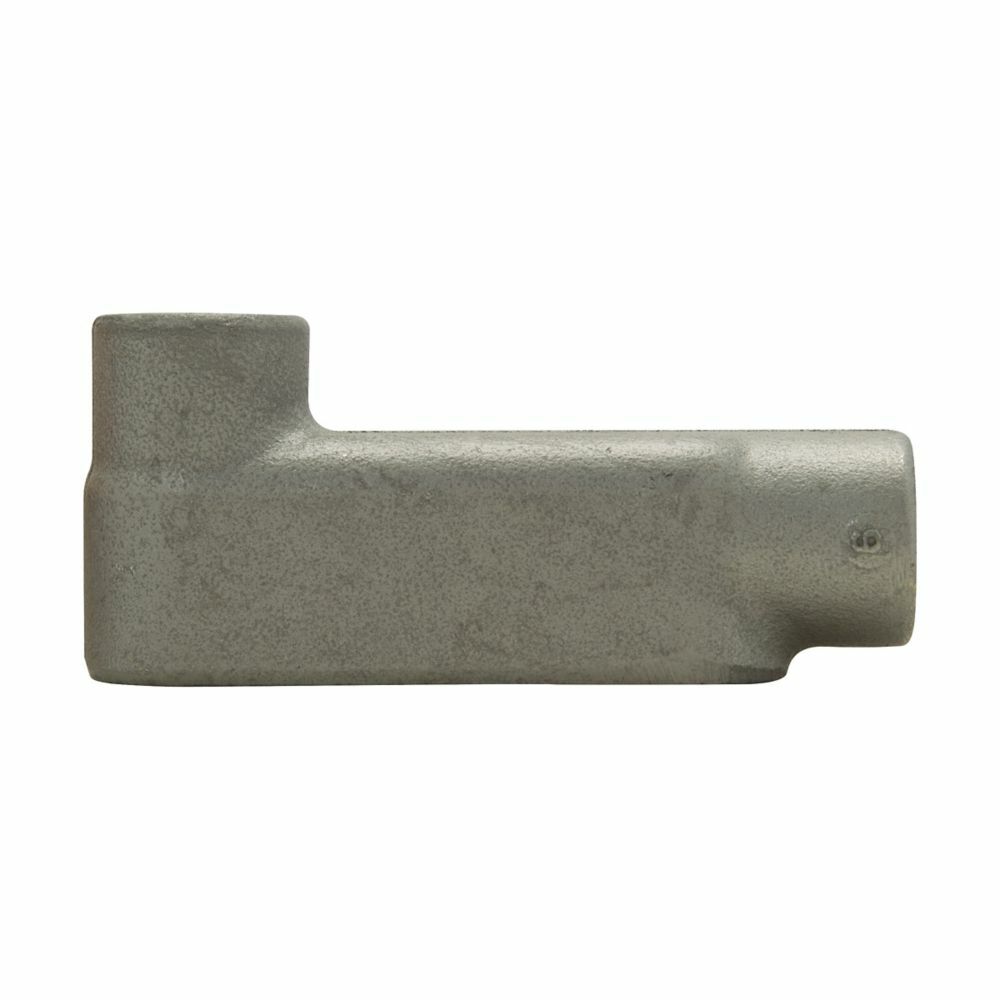 LB78 Condulet Type LB Conduit Outlet Body, 2-1/2 in Hub, 8 Form, Feraloy Iron Alloy, Aluminum Acrylic Painted/Electro-Galvanized