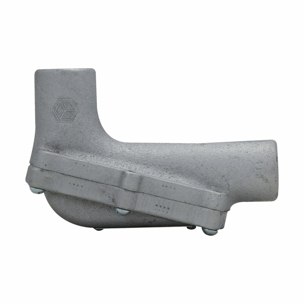 LBH50 Condulet Conduit Outlet Body With Cover, LB Body, 1-1/2 in Hub, Feraloy Iron Alloy