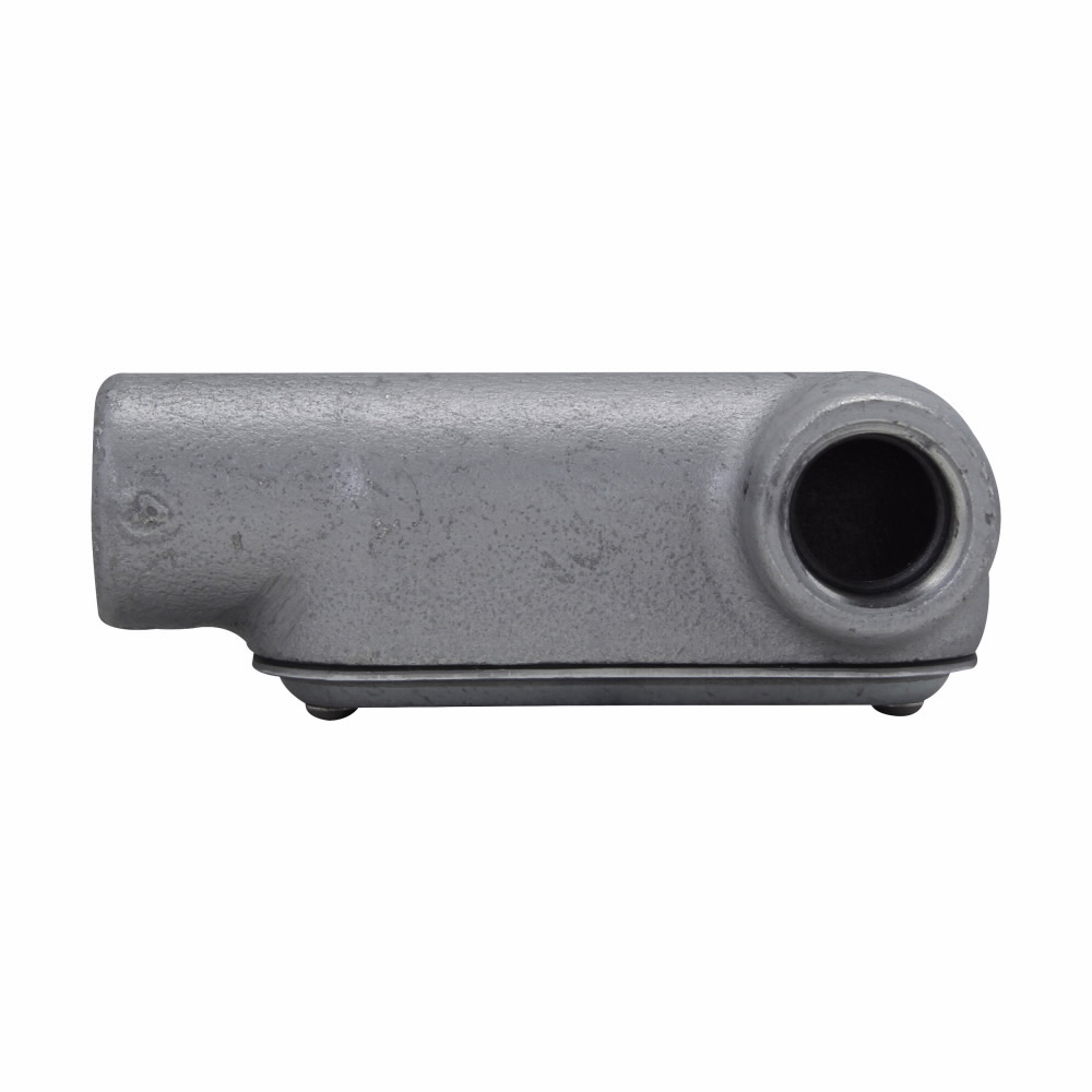 LR27CG Condulet SnapPack Type LR Conduit Outlet Body With Cover and Neoprene Gasket, 3/4 in Hub, 7 Form, Feraloy Iron Alloy, Aluminum Acrylic Painted/Electro-Galvanized