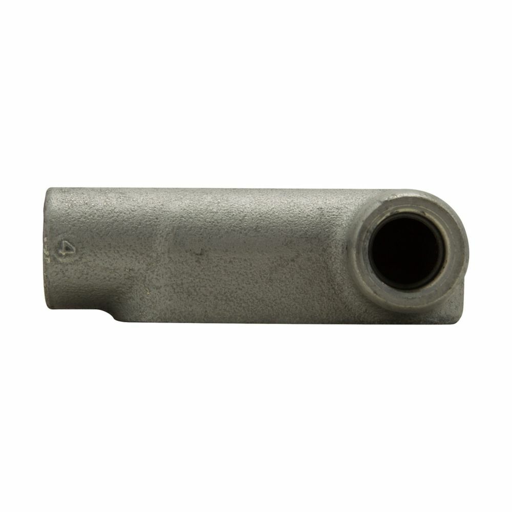 LR67 Condulet Type LR Conduit Outlet Body, 2 in Hub, 7 Form, Feraloy Iron Alloy, Aluminum Acrylic Painted/Electro-Galvanized