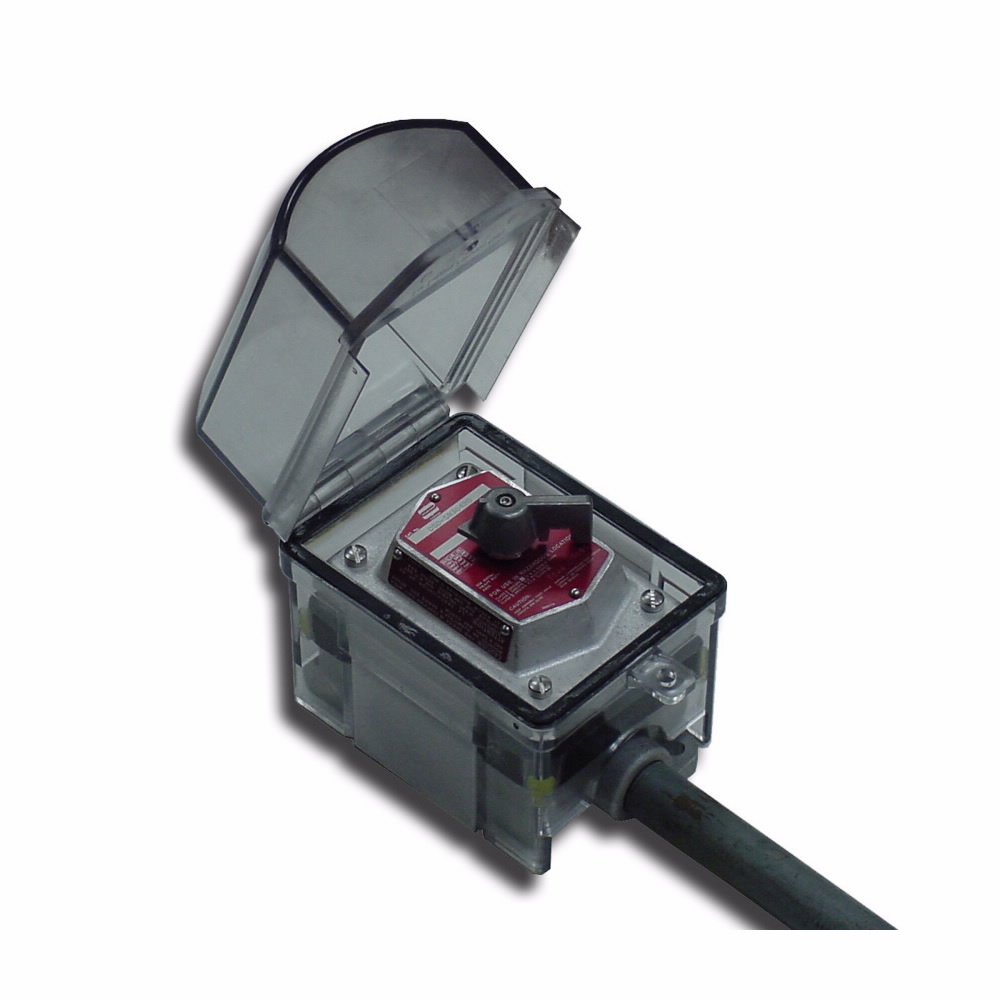 NC CH1 QA Open Front Control Station Cover, Lexan Polycarbonate Plastic