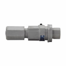 NPJ10487 Arktite Grounding Style 2 Heavy Duty Watertight Mating Plug, 600 VAC/250 VDC, 100 A, 4 Poles, 3 Wires, Gray