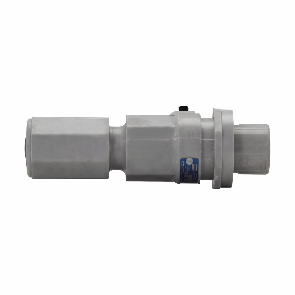 NPJ3484 Arktite Grounding Style 2 Heavy Duty Watertight Mating Plug, 600 VAC/250 VDC, 30 A, 4 Poles, 3 Wires, Gray
