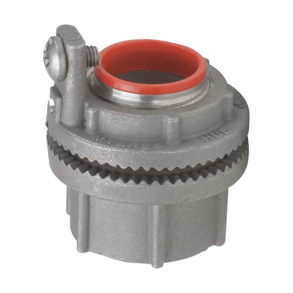 SSTG 5 Vibration Proof Ground Hub, 1-1/2 in Trade, 6 AWG, 8 AWG Conductor, Thread Connection, 316 Stainless Steel