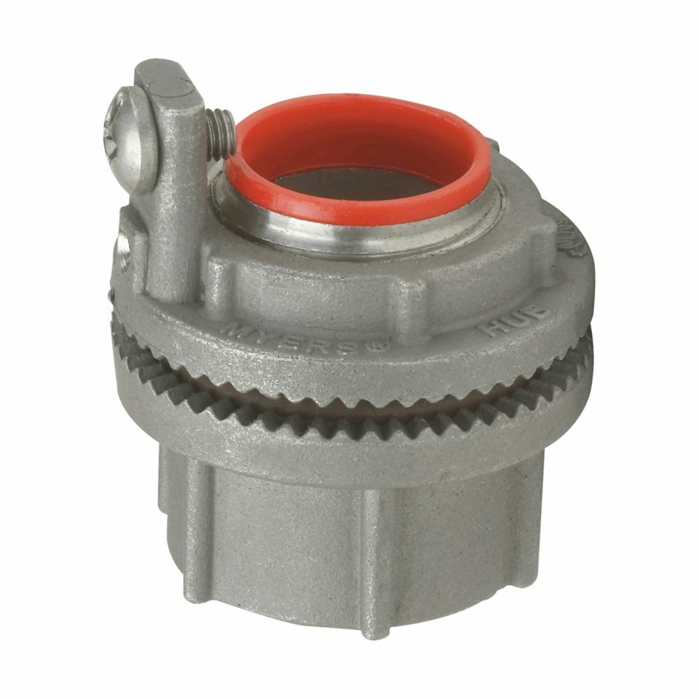 SSTG 6 Vibration Proof Ground Hub, 2 in Trade, 4 AWG, 8 AWG Conductor, Thread Connection, 316 Stainless Steel