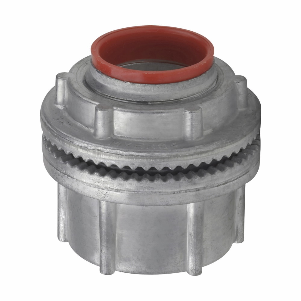 ST 3 Basic Vibration Proof Threaded Conduit Hub, 1 in, For Use With Rigid Conduit, Zinc, Polished Nickel/Polished Chrome