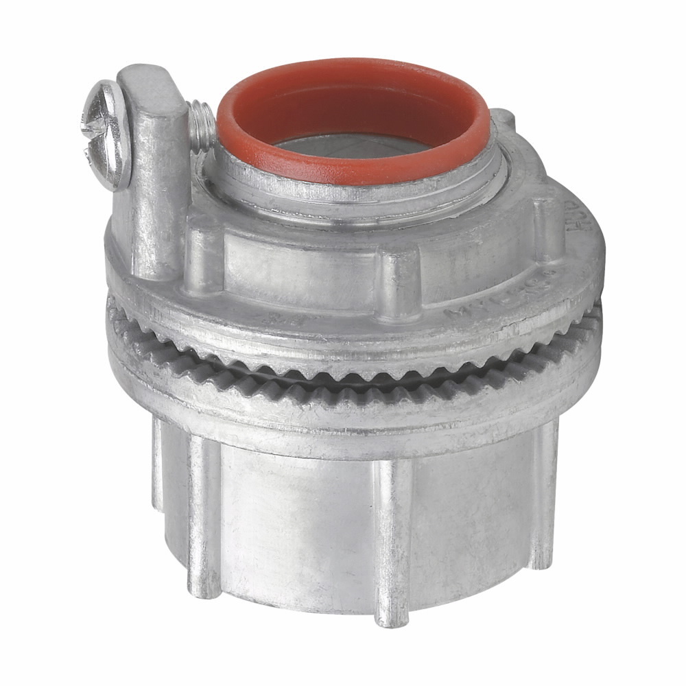 STG 7 Vibration Proof Grounded Hub, 2-1/2 in, Zinc, Natural