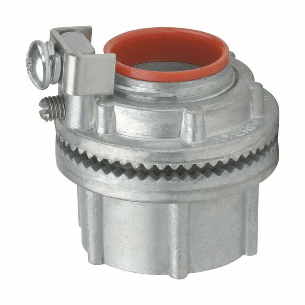 STGK 3 Vibrationproof Ground Threaded Conduit Hub, 1 in, Zinc, Natural
