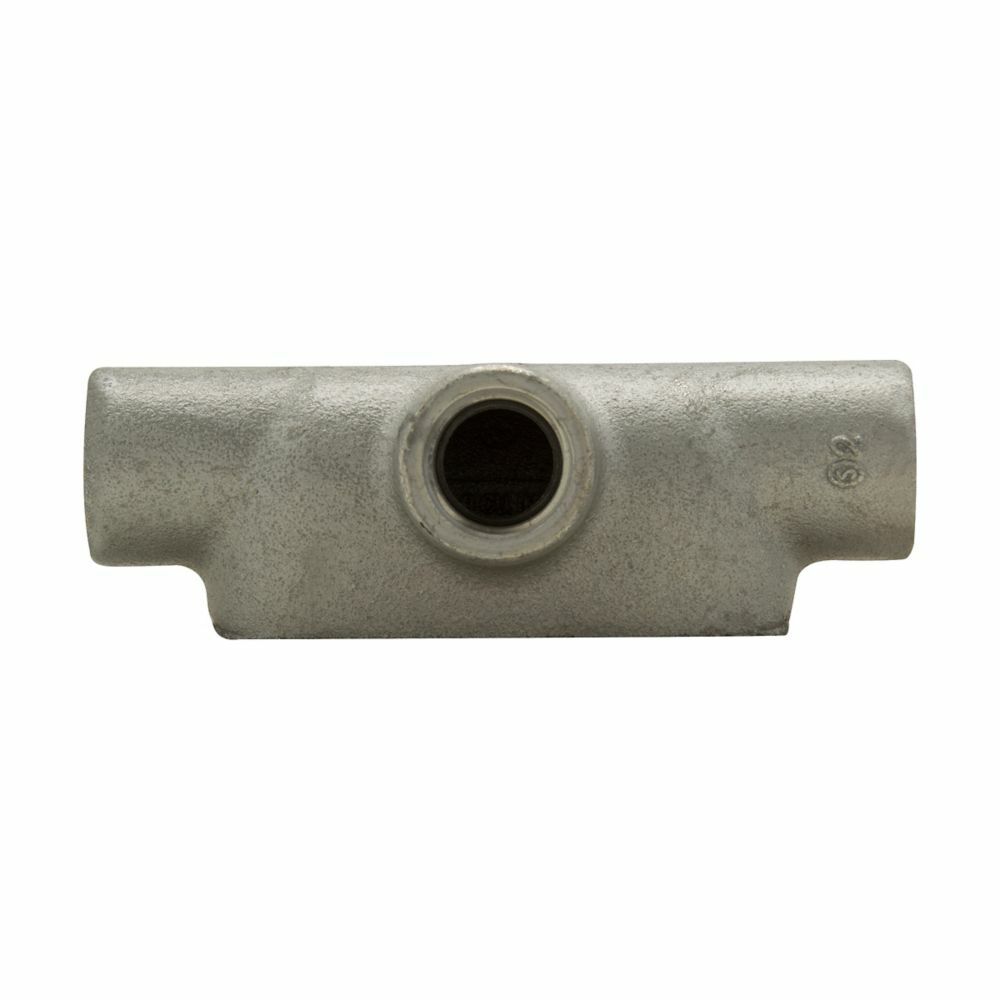 T27SA Condulet Type T Conduit Outlet Body, 3/4 in Hub, 7 Form, Copper-Free Aluminum, Aluminum Acrylic Painted/Electro-Galvanized