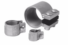 TCC5 Split Conduit Coupling, 1-1/2 in, For Use With Rigid/IMC Conduit, Ductile Iron, Electro-Galvanized