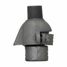 UNJ2 UNJ Flexible Light Fixture Hanger, 3/4 in, For Use With Pendant Lighting Fixture, Malleable iron
