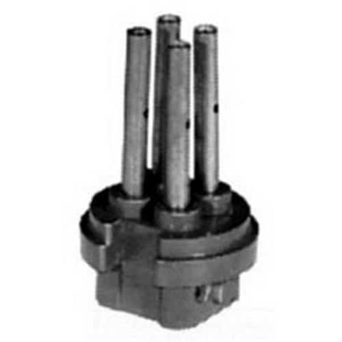 API6033 Powertite 3-Phase Grounding Style 1 Pin and Sleeve Plug Interior, 600 V AC/250 V DC, 60 A, 3 Poles, 3 Wires