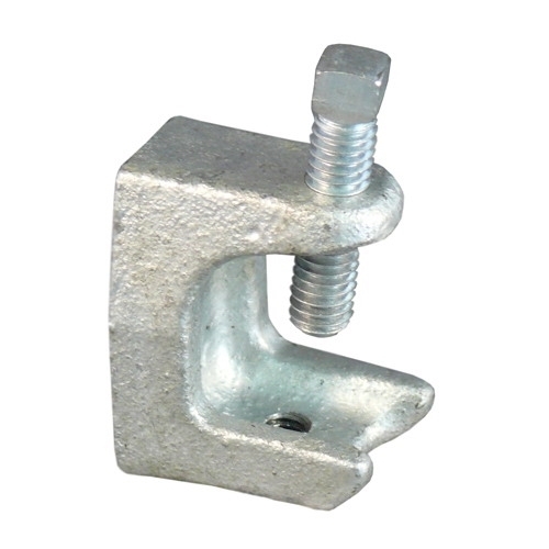BH-501 Beam Clamp, 5/16-18 Rod, 0.94 in Flange, 525 lb Load, Malleable Iron, Hot Dipped Galvanized