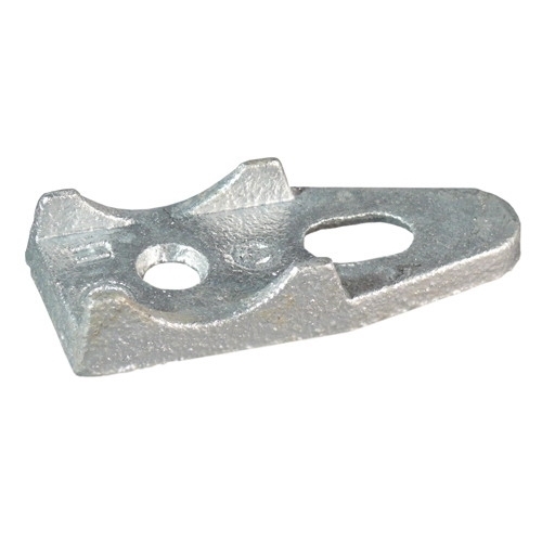 1-Hole Clamp Back; 1 Inch, Hot-Dip Galvanized, Malleable Iron