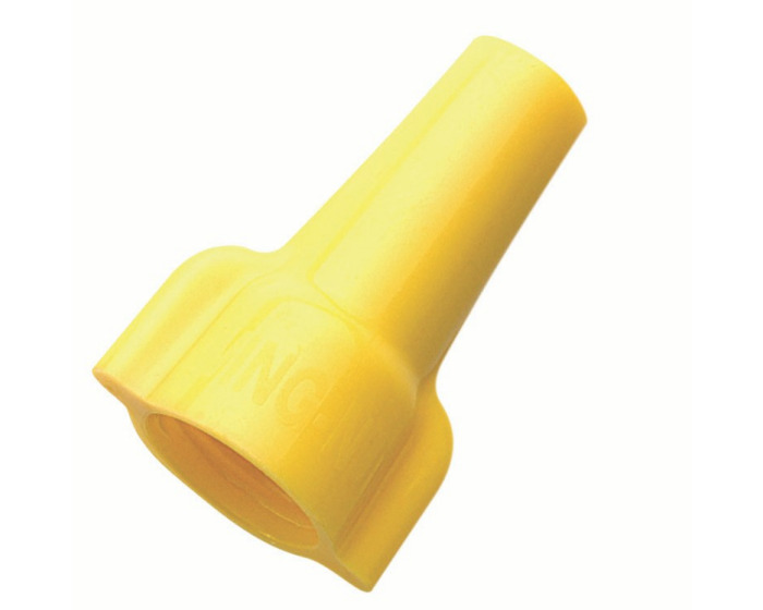 30-451J Wing-Nut Wire Connector, Model 451, Yellow, Jar of 225