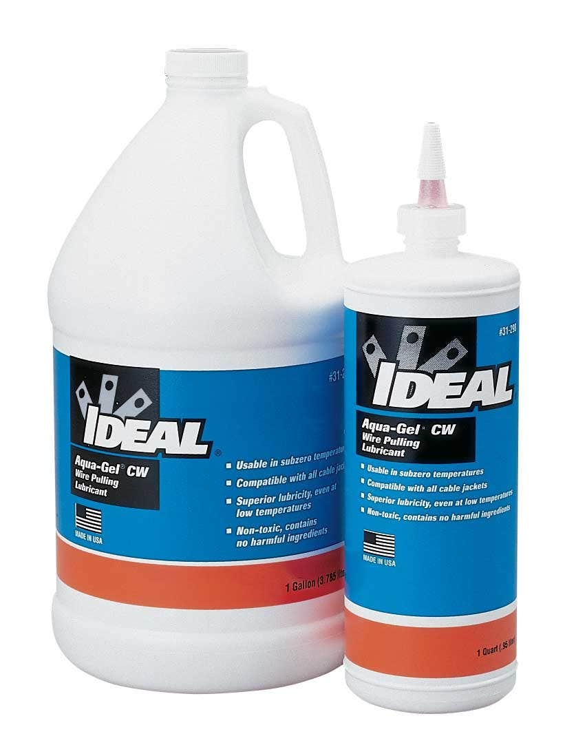31-291 Aqua-Gel CW Cable Pulling Lubricant, 1 gal Jug, Gel Form, Pink, 1.1