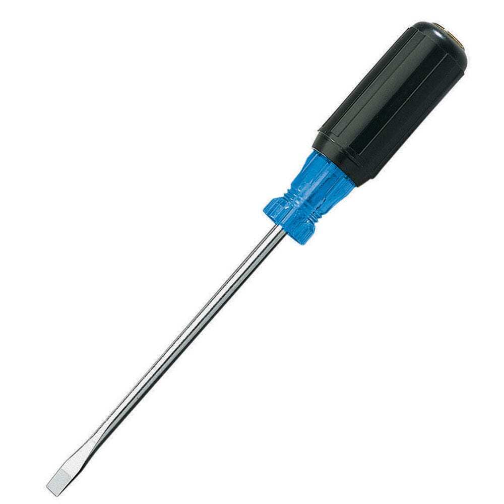 35-151 Heavy Duty Electricians Screwdriver, 1/4 in Cabinet Point, CRV Steel Shank, 10-3/8 in OAL, Polished Chrome/Nickel Plated