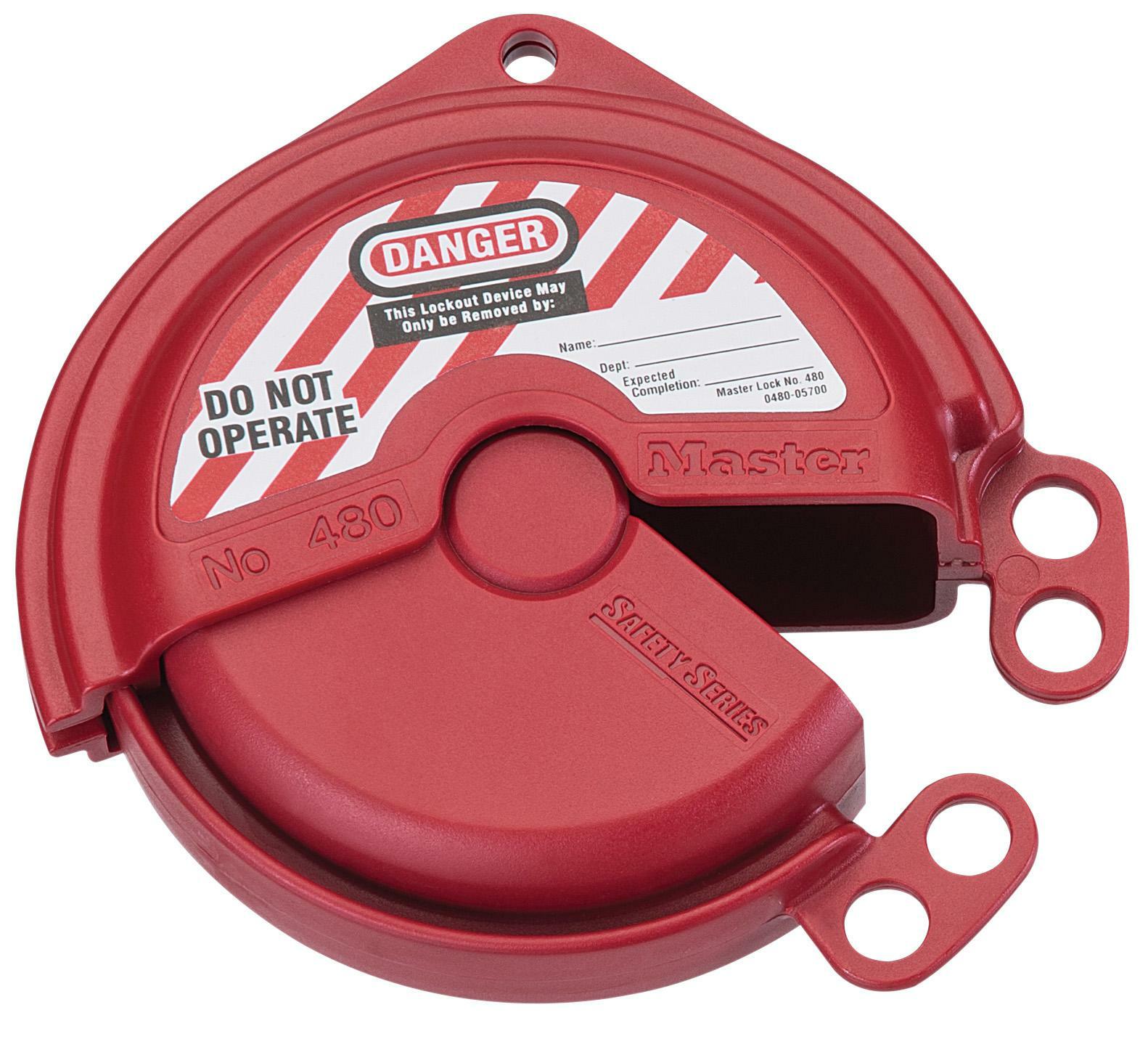 44-824 Gate Valve Lockout, Fits Minimum Pipe Size: 1 in, Fits Maximum Pipe Size: 3 in, -50 deg F Min, 350 deg F max