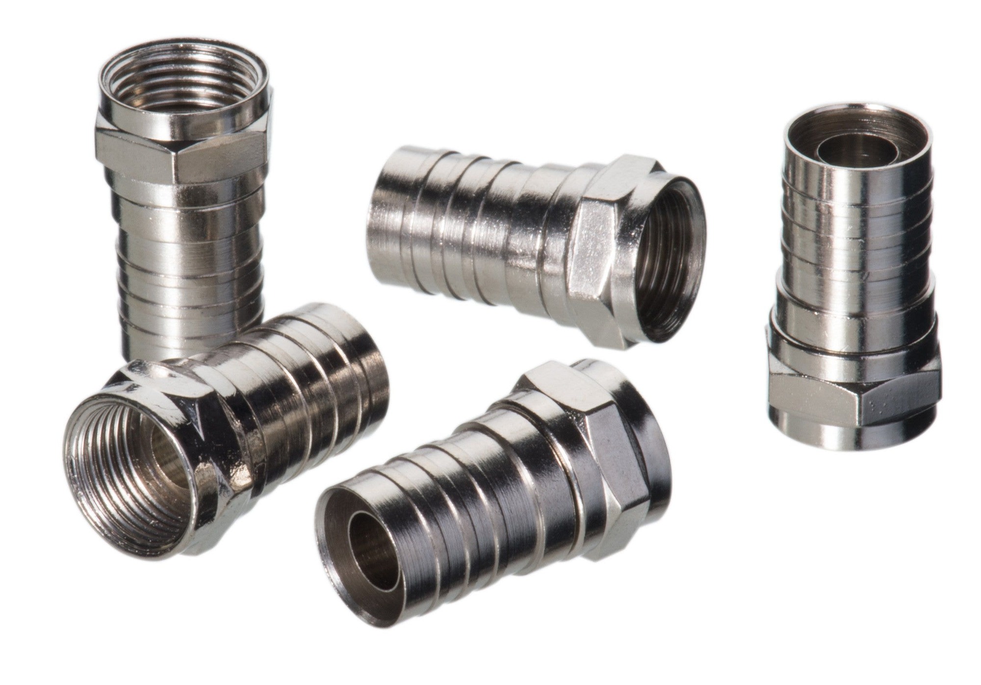 85-037 Coaxial Connector, F Type Connection, RG-6 Cable