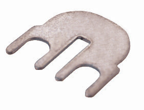 89-330 Flat Slip-On Terminal Strip Jumper, 2 Poles, 3.5 in L x 3.5 in W x 2.62 in H