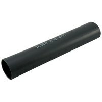 21212-B3 ClearChoice Heat Shrink Tubing With Adhesive Liner, 3/4 in ID Expanded, 0.22 in ID Recovered, 0.09 in THK Wall Recovered, 12 in L, Polyolefin, Black