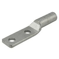2IACL-750 ClearChoice 2IACL 2-Hole Dual Rated Lug Compression Connector, 750 kcmil Aluminum/Copper Conductor, Die Code: 18, 1/2 in Stud, Aluminum