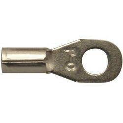 44153-B10 ClearChoice Non-Insulated Ring Terminal, 4 AWG Conductor, 1.3 in L, Copper Alloy