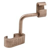 GGA-4 ClearChoice Type GGA Grounding Grid Connector, 250 to 500 kcmil Conductor, 1/2, 5/8 in Rod, Copper
