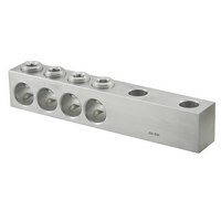 PET-8-350-Z ClearChoice Type PET Dual Rated Spade Transformer Lug, (8) 12 AWG to 350 kcmil Aluminum/Copper Conductor, 1/2 in Stud, Aluminum