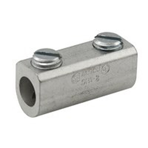 SPA-0 ClearChoice Type SPA Dual Rated Splicer/Reducer, 14 to 1/0 AWG Aluminum/Copper Conductor, 2 Screws, Aluminum
