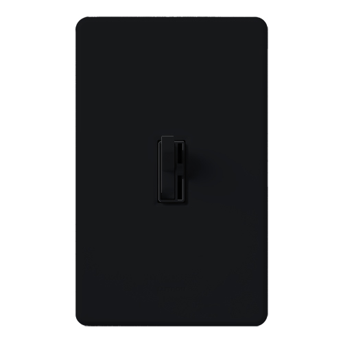 AY-103P-BL Ariadni Dimmer Switch, 1000W, Incandescent/Halogen, 120V, 1 Pole/3-Way, Black