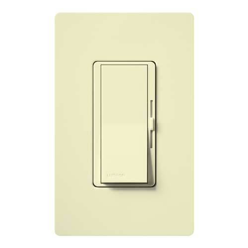 DV-10P-AL Diva Dimmer Switch with Night Light, 1000W Incandescent/Halogen, 1 Pole, 120V, Almond