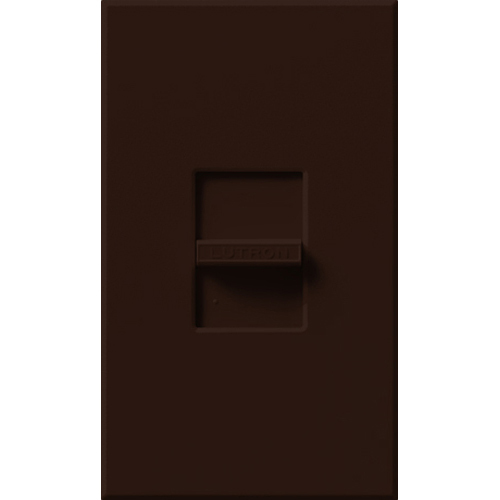 N-S-NFB-BR Nova Wall Plate Kit for Small Nova/Nova T Control, 1 Gang, No Fins Broken, Matte, Brown